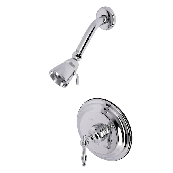 Shower Faucet, 2, Wall Mount, Polished Chrome